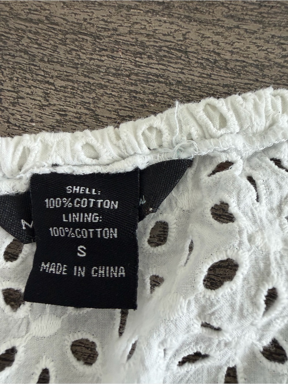 Moda International White Eyelet Mini Dress - Picture 10 of 11